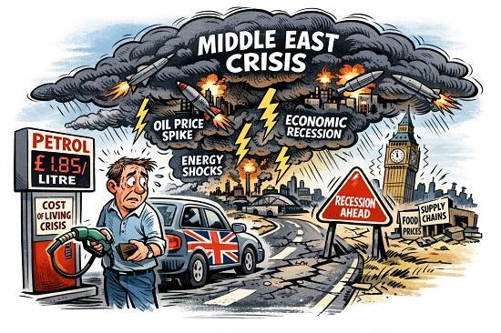 Photograph of The Coming Oil Shock: How a Middle East War Could Tip the UK Into Recession