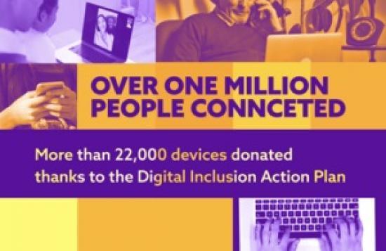 Photograph of More than one million helped get connected and get online thanks to government digital inclusion action plan