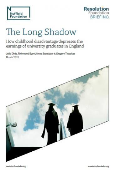 Photograph of Graduates who grew up in deep poverty still earn �2,800 less than their peers 10 years on