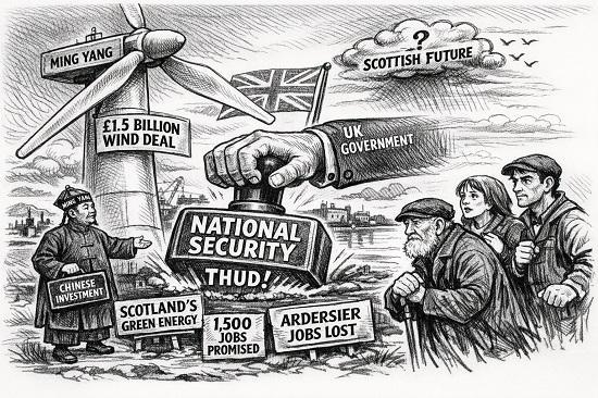 Photograph of Red Light at Ardersier: Why Westminster Blocked Scotland's £1.5 Billion Wind Deal