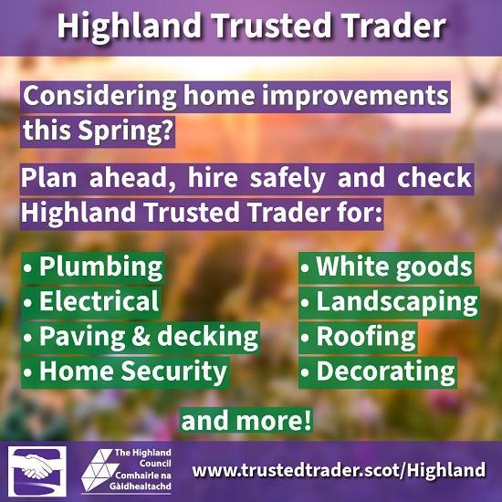 Photograph of Spring jobs without the scams: how to choose safe, reliable traders in the Highlands