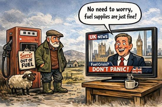 Photograph of The UK's Fuel Warning: What's Really Being Said - And What It Means for Caithness and the Highlands