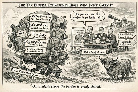 Photograph of Who Really Pays the Highest Tax Rate in the UK? A Highland Look at the Great British Tax Illusion