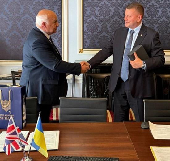 Photograph of Highland Council signs Memorandum of Understanding with Ukrainian region