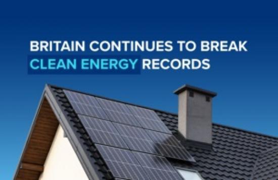 Photograph of Britain continues to break clean power records