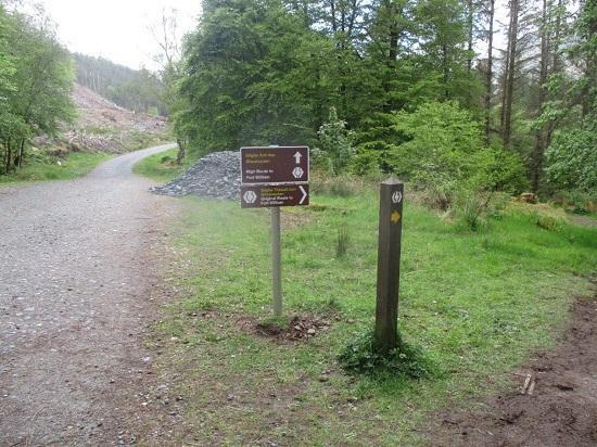 Photograph of New West Highland Way route offers an improved option into Fort William