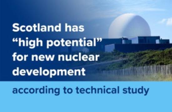 Photograph of Scotland has “high potential” for new nuclear development