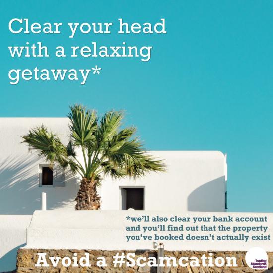Photograph of Trading Standards - Holiday Booking Scams on Social Media 