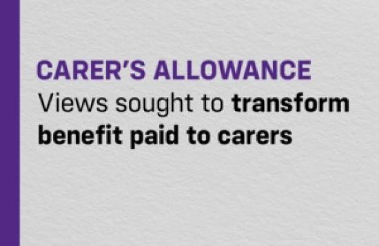 Photograph of Views sought to transform benefit paid to carers