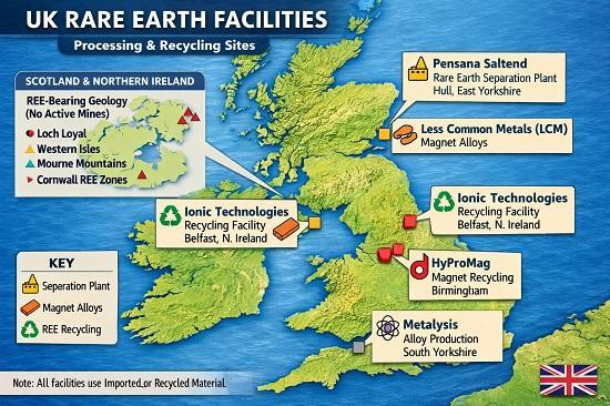 Photograph of Rare‑earth minerals in the UK: Are they present?
