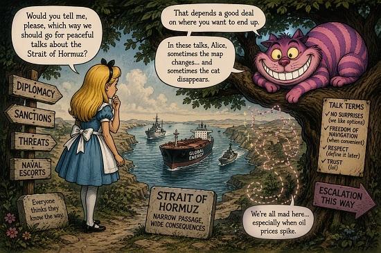 Photograph of Which Way to Hormuz? Alice, the Cheshire Cat and the World's Most Important Strait