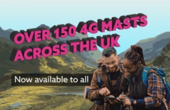 Photograph of 150 rural 4G masts now live so holidaymakers can switch off without being cut off