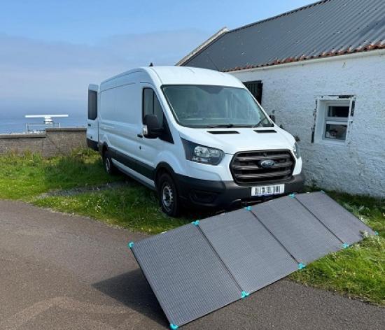 Photograph of UHI North, West and Hebrides turns a generator failure into a solar-powered success