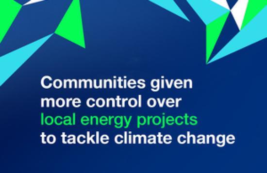 Photograph of ‘People’s Power’ projects to give more control over local energy - £30 Million Funding