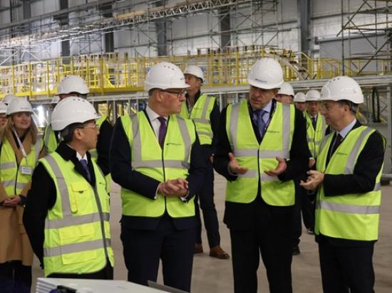 Photograph of HIE welcomes £350m cable factory opening