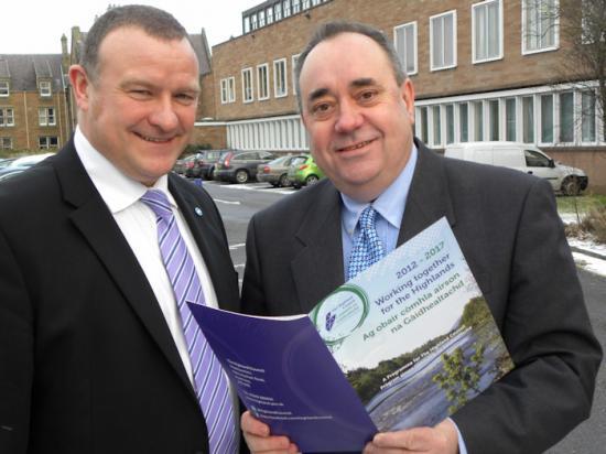 Photograph of Highland Council Leader Meets First Minister