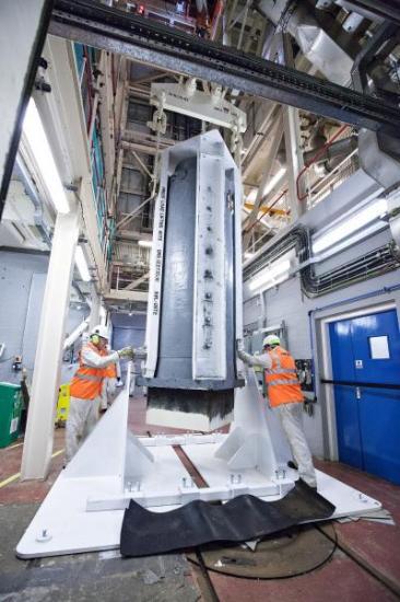 Photograph of Three Lead Baths Removed At Dounreay