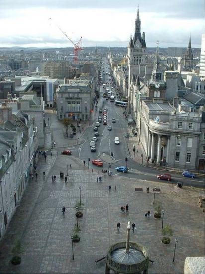 Photograph of Caithness Slabs Optical Illusion Trialled On Union Street, Aberdeen