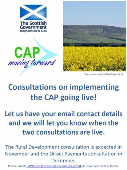 Photograph of Common Agricultural Policy (CAP) Consultation Going Live