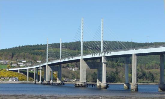 Photograph of Surfacing works to begin on Kessock Bridge using specialist material