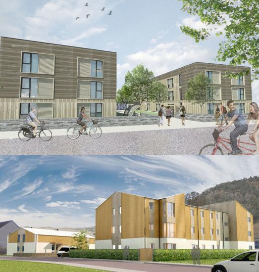 Photograph of University of the Highlands and Islands signs student residences deal with Cityheart