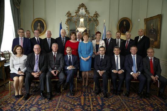 Photograph of Reassurance following EU referendum