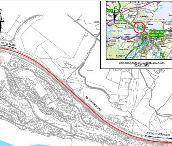 Photograph of A9 NORTH OF KESSOCK SOUTHBOUND - OVERNIGHT RESURFACING - between Sunday 18th and Thursday 22nd September