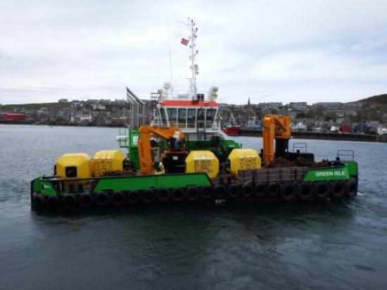 Photograph of Installation of underwater turbine and foundation structures at Pentland Firth: Notice to Mariners