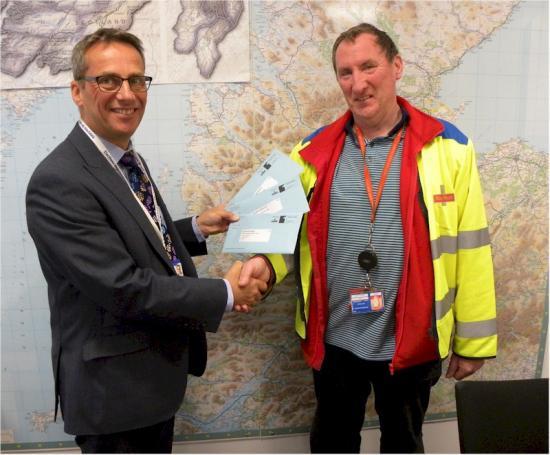 Photograph of Delivery of writs marks start to three General Election contests in the Highlands