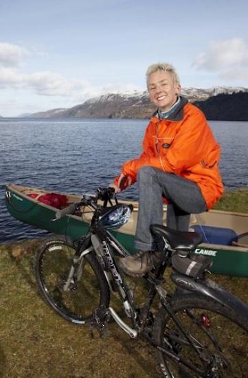 Photograph of Muriel Gray launches Great Glen Ways Initiative