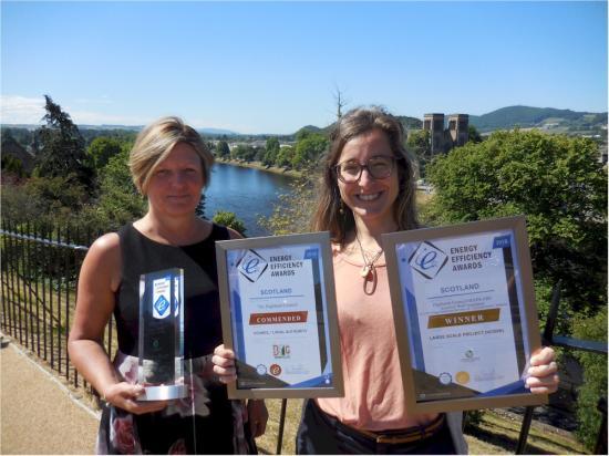 Photograph of Success for Highland Council at national awards