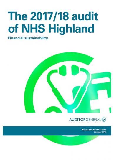 Photograph of Auditor General Reports On Financial Challenges NHS Boards Including Nhs Highland