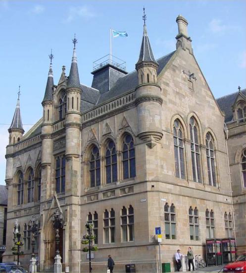 Photograph of Inverness Town House open to public