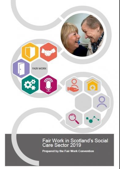 Photograph of Fair Work in Scotland's Social Care Sector 2019