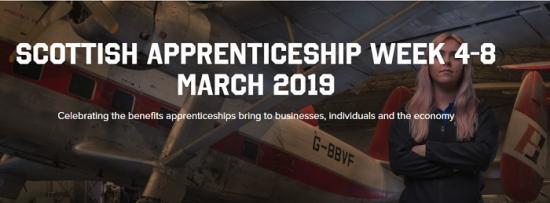 Photograph of Scottish Apprenticeship Week 4-8 March 2019