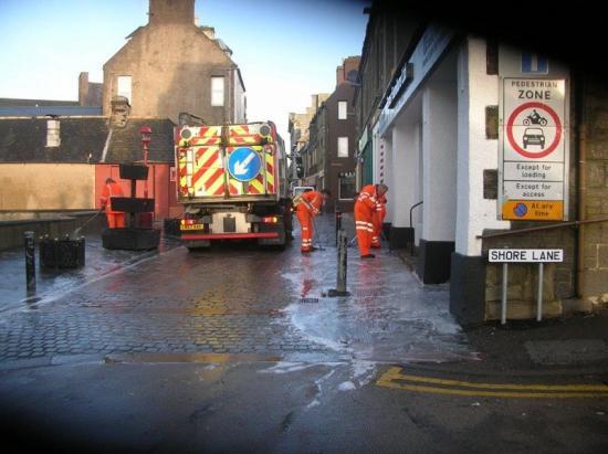 Photograph of Wick Town Centre Getting A Huge Clean Up